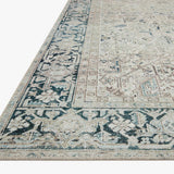 Magnolia Home by Joanna Gaines x Loloi Lenna Natural / Denim Rug White Cliff Studio Area Rugs