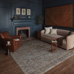 Magnolia Home by Joanna Gaines x Loloi Lenna Ocean / Apricot Rug White Cliff Studio Area Rugs