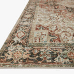 Magnolia Home by Joanna Gaines x Loloi Lenna Rust / Charcoal Rug White Cliff Studio Area Rugs