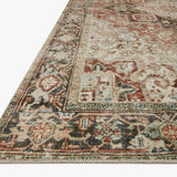 Magnolia Home by Joanna Gaines x Loloi Lenna Rust / Charcoal Rug White Cliff Studio Area Rugs
