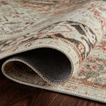 Magnolia Home by Joanna Gaines x Loloi Lenna Rust / Charcoal Rug White Cliff Studio Area Rugs