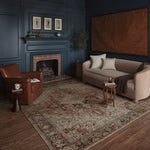 Magnolia Home by Joanna Gaines x Loloi Lenna Rust / Charcoal Rug White Cliff Studio Area Rugs