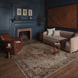 Magnolia Home by Joanna Gaines x Loloi Lenna Rust / Charcoal Rug White Cliff Studio Area Rugs