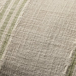 Magnolia Home by Joanna Gaines x Loloi Lincoln Natural / Green Pillow White Cliff Studio Throw Pillows