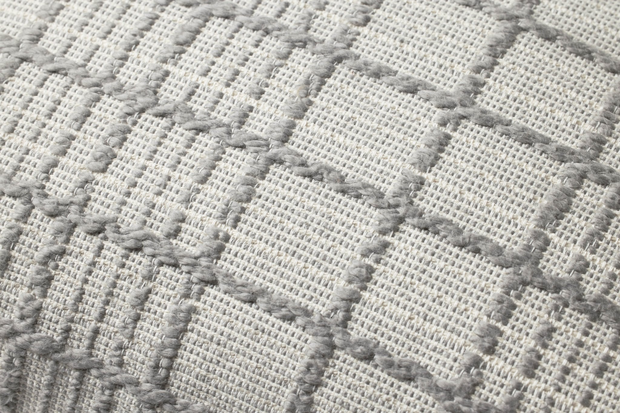 Magnolia Home by Joanna Gaines x Loloi Liv PMH0064 Grey 13'' x 21'' Cover Only White Cliff Studio Throw Pillows