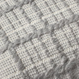 Magnolia Home by Joanna Gaines x Loloi Liv PMH0064 Grey 13'' x 21'' Cover Only White Cliff Studio Throw Pillows