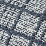 Magnolia Home by Joanna Gaines x Loloi Liv PMH0064 Navy 13'' x 21'' Cover Only White Cliff Studio Throw Pillows