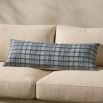 Magnolia Home by Joanna Gaines x Loloi Liv PMH0064 Navy 13'' x 21'' Cover Only White Cliff Studio Throw Pillows