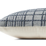 Magnolia Home by Joanna Gaines x Loloi Liv PMH0064 Navy 13'' x 21'' Cover Only White Cliff Studio Throw Pillows