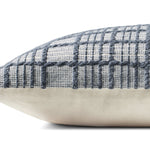 Magnolia Home by Joanna Gaines x Loloi Liv PMH0064 Navy 13'' x 21'' Cover Only White Cliff Studio Throw Pillows