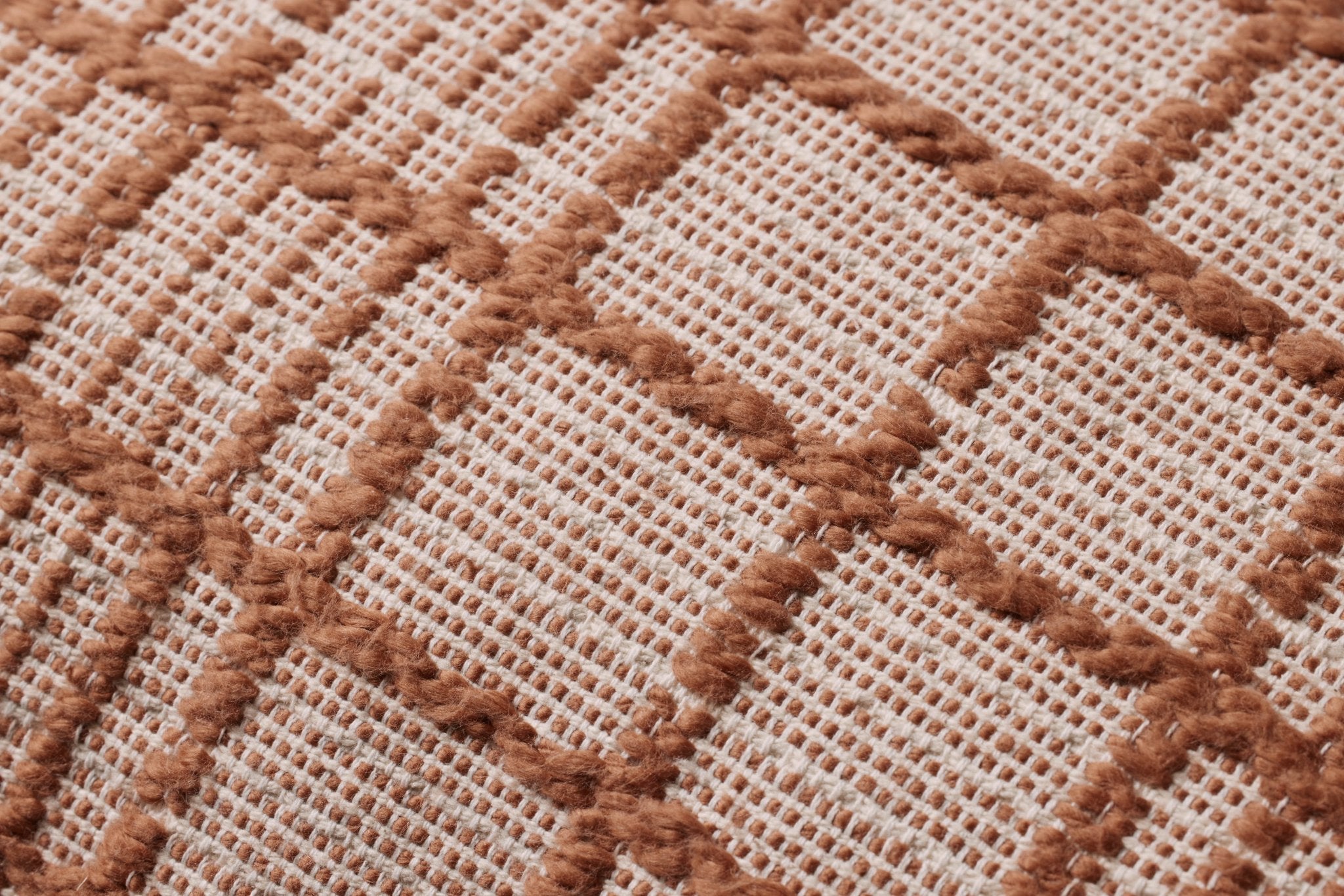 Magnolia Home by Joanna Gaines x Loloi Liv PMH0064 Rust 13'' x 21'' Cover Only White Cliff Studio Throw Pillows