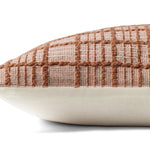 Magnolia Home by Joanna Gaines x Loloi Liv PMH0064 Rust 13'' x 21'' Cover Only White Cliff Studio Throw Pillows