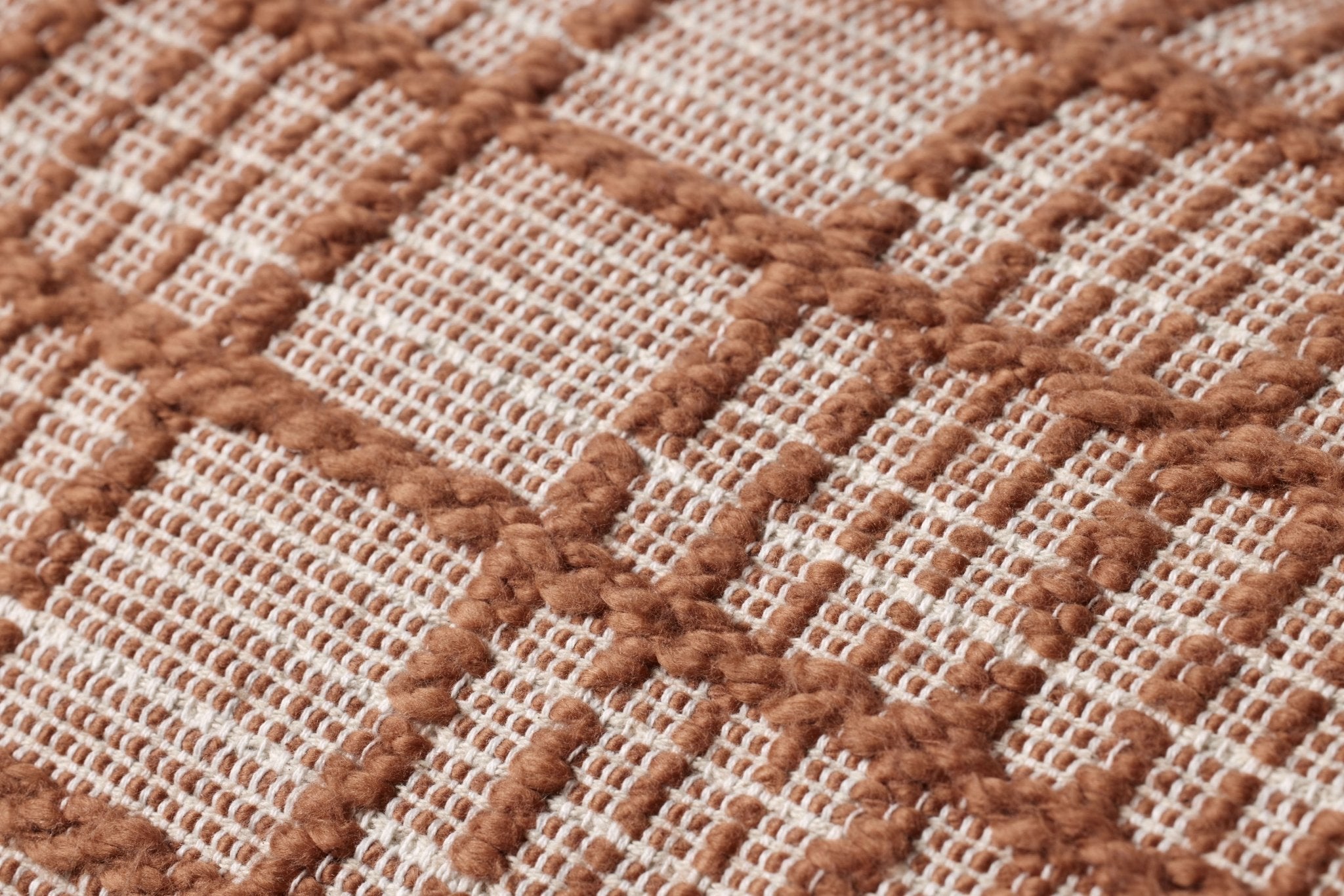 Magnolia Home by Joanna Gaines x Loloi Liv PMH0064 Rust 13'' x 21'' Cover Only White Cliff Studio Throw Pillows