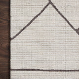 Magnolia Home By Joanna Gaines x Loloi Logan Ivory / Charcoal 18" x 18" Sample Rug White Cliff Studio Area Rugs
