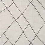 Magnolia Home By Joanna Gaines x Loloi Logan Ivory / Charcoal 18" x 18" Sample Rug White Cliff Studio Area Rugs