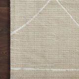 Magnolia Home By Joanna Gaines x Loloi Logan Oatmeal / White 18" x 18" Sample Rug White Cliff Studio Area Rugs