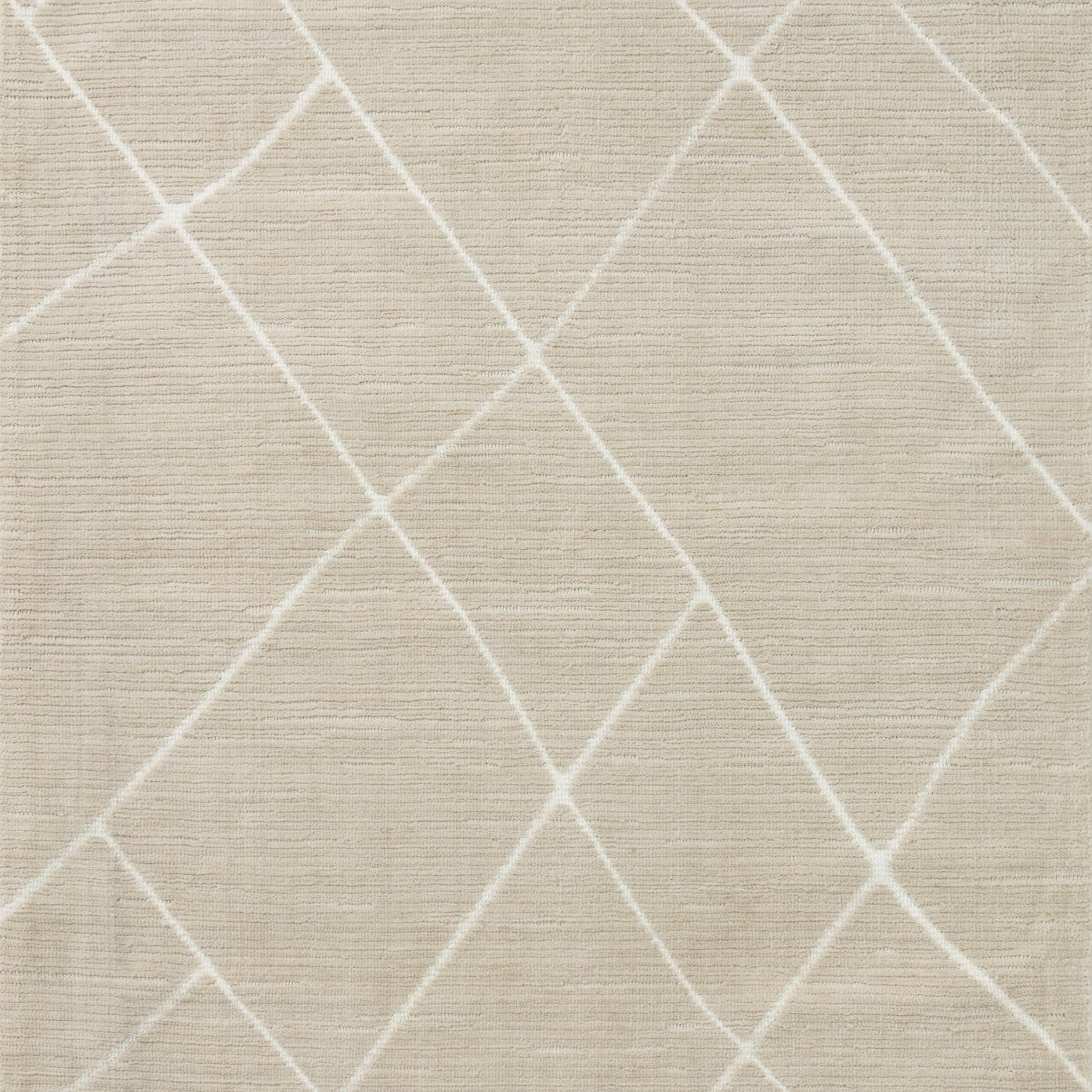 Magnolia Home By Joanna Gaines x Loloi Logan Oatmeal / White 18" x 18" Sample Rug White Cliff Studio Area Rugs