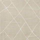 Magnolia Home By Joanna Gaines x Loloi Logan Oatmeal / White 18" x 18" Sample Rug White Cliff Studio Area Rugs