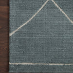 Magnolia Home By Joanna Gaines x Loloi Logan Slate / White 18" x 18" Sample Rug White Cliff Studio Area Rugs
