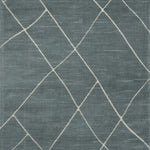 Magnolia Home By Joanna Gaines x Loloi Logan Slate / White 18" x 18" Sample Rug White Cliff Studio Area Rugs