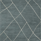 Magnolia Home By Joanna Gaines x Loloi Logan Slate / White 18" x 18" Sample Rug White Cliff Studio Area Rugs