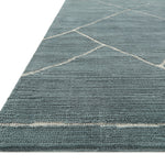 Magnolia Home By Joanna Gaines x Loloi Logan Slate / White 18" x 18" Sample Rug White Cliff Studio Area Rugs