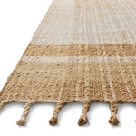 Magnolia Home by Joanna Gaines x Loloi Louie Ivory / Natural 18" x 18" Sample Rug White Cliff Studio Area Rugs