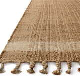 Magnolia Home by Joanna Gaines x Loloi Louie Natural / Ivory 18" x 18" Sample Rug White Cliff Studio Area Rugs