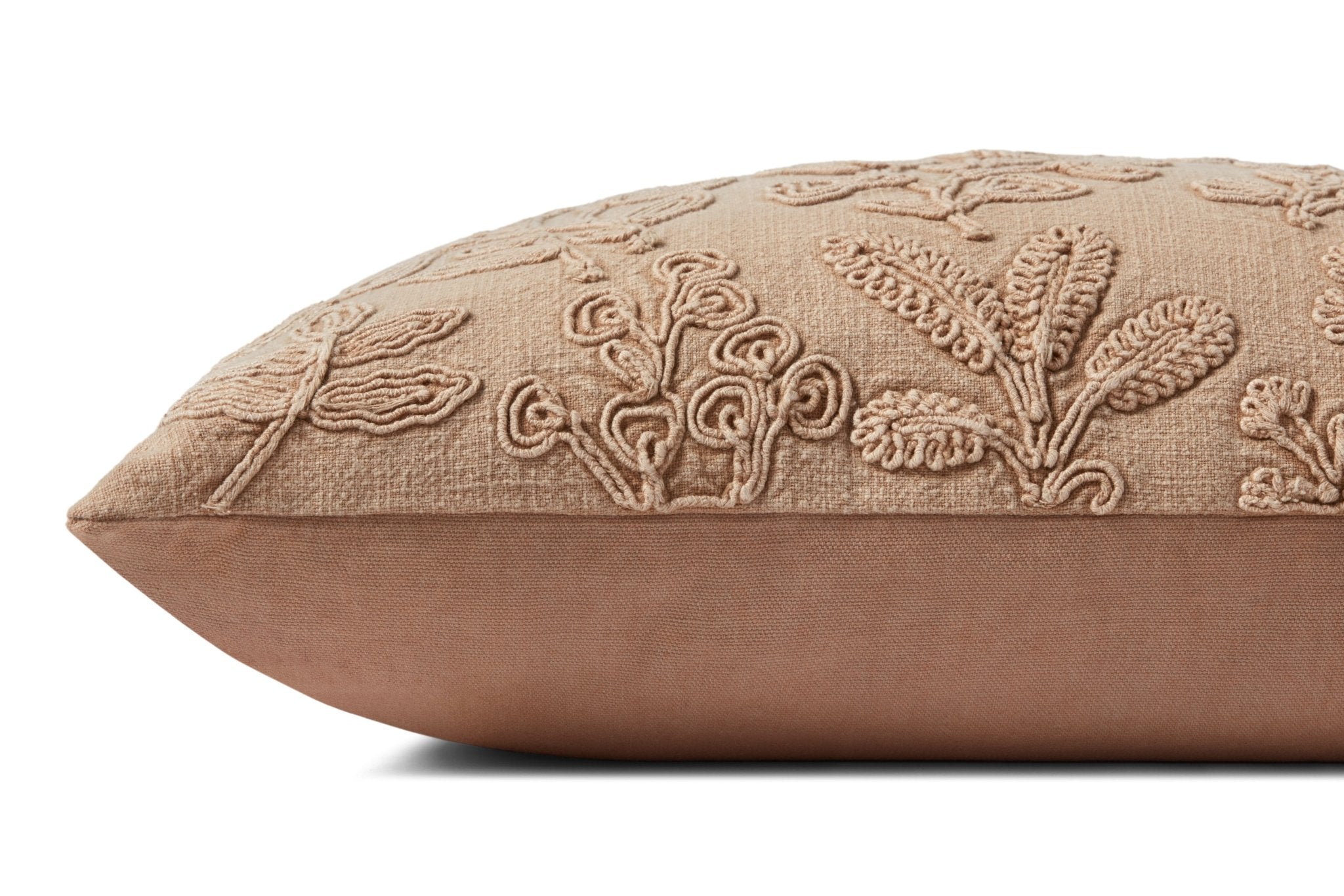 Magnolia Home by Joanna Gaines x Loloi Louise PMH0054 Natural 12'' x 27'' Cover Only Pillow