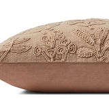 Magnolia Home by Joanna Gaines x Loloi Louise PMH0054 Natural 12'' x 27'' Cover Only Pillow
