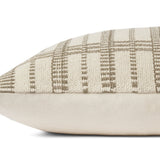 Magnolia Home by Joanna Gaines x Loloi Marion Sage / Beige 22'' x 22'' Cover w/Down Pillow White Cliff Studio Throw Pillows