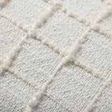 Magnolia Home by Joanna Gaines x Loloi Mary Ivory 12'' x 27'' Pillow Cover Only White Cliff Studio Throw Pillows