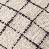 Magnolia Home by Joanna Gaines x Loloi Mary Ivory / Black 22'' x 22'' Cover w/Down Pillow White Cliff Studio Throw Pillows