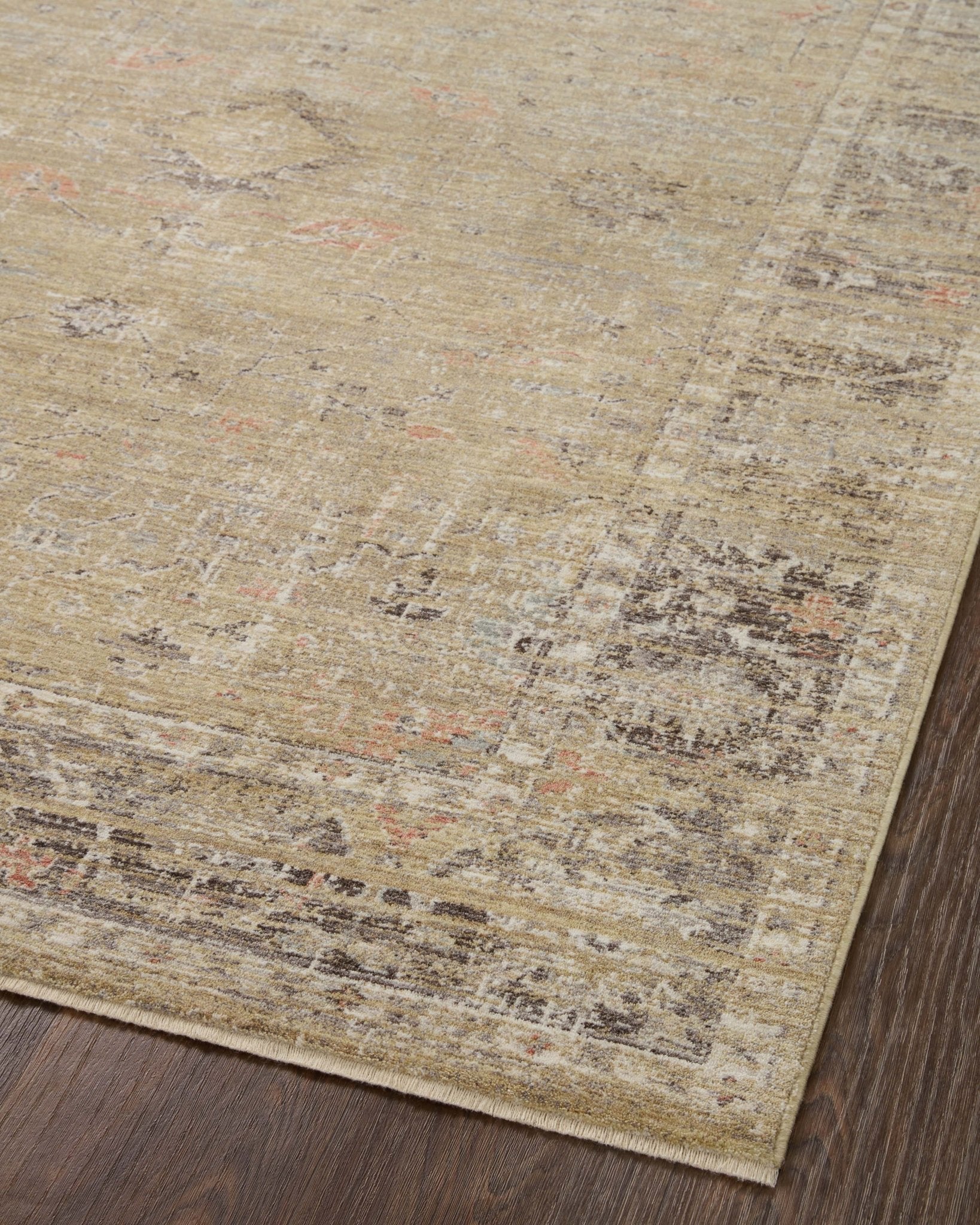 Magnolia Home by Joanna Gaines x Loloi Millie Gold / Charcoal Rug
