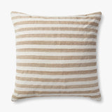 Magnolia Home by Joanna Gaines x Loloi Mira Natural / Ivory Pillow White Cliff Studio Throw Pillows