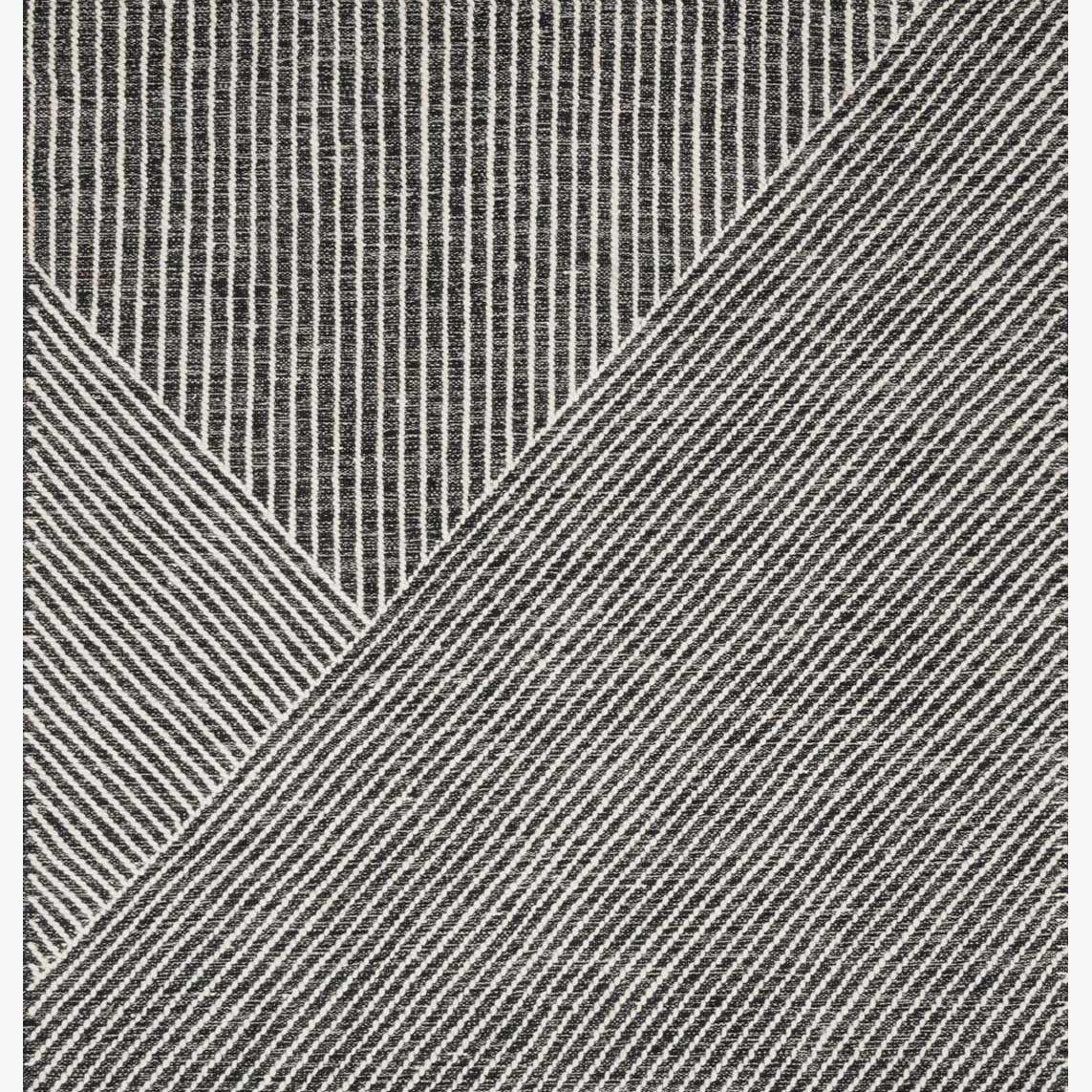 Magnolia Home by Joanna Gaines x Loloi Newton Charcoal / Ivory Rug White Cliff Studio Area Rugs