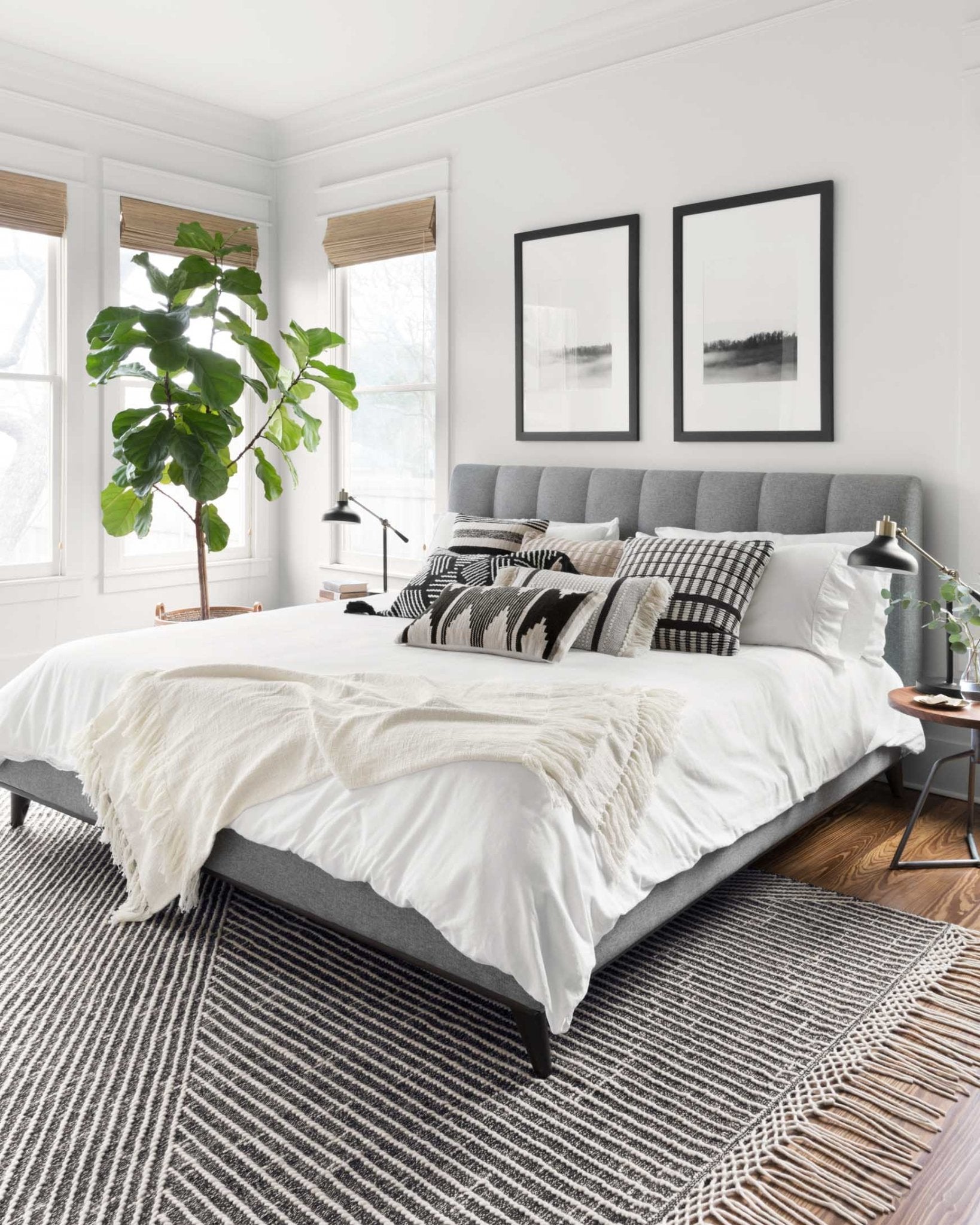 Magnolia Home by Joanna Gaines x Loloi Newton Charcoal / Ivory Rug White Cliff Studio Area Rugs