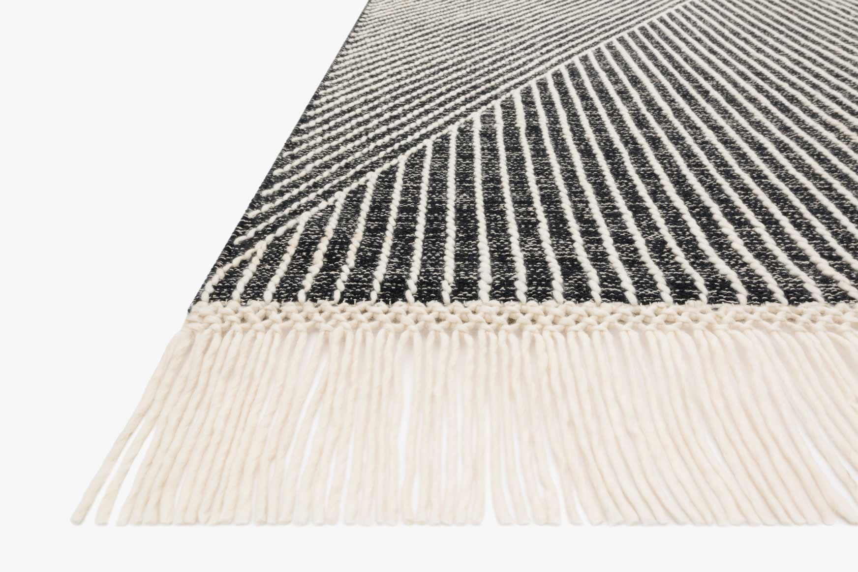 Magnolia Home by Joanna Gaines x Loloi Newton Charcoal / Ivory Rug White Cliff Studio Area Rugs