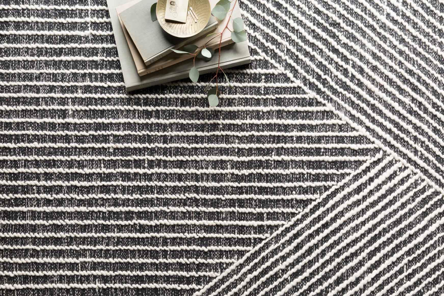 Magnolia Home by Joanna Gaines x Loloi Newton Charcoal / Ivory Rug White Cliff Studio Area Rugs
