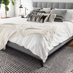 Magnolia Home by Joanna Gaines x Loloi Newton Charcoal / Ivory Rug White Cliff Studio Area Rugs