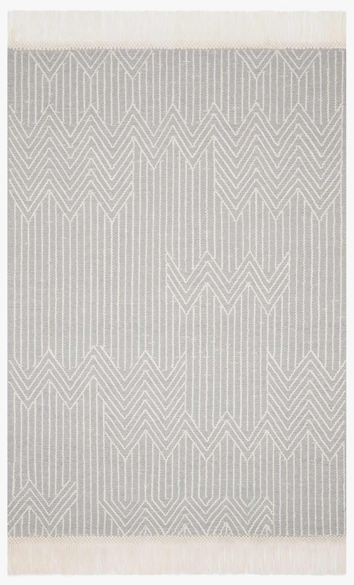 Magnolia Home by Joanna Gaines x Loloi Newton Lt Grey / Ivory Rug White Cliff Studio Area Rugs