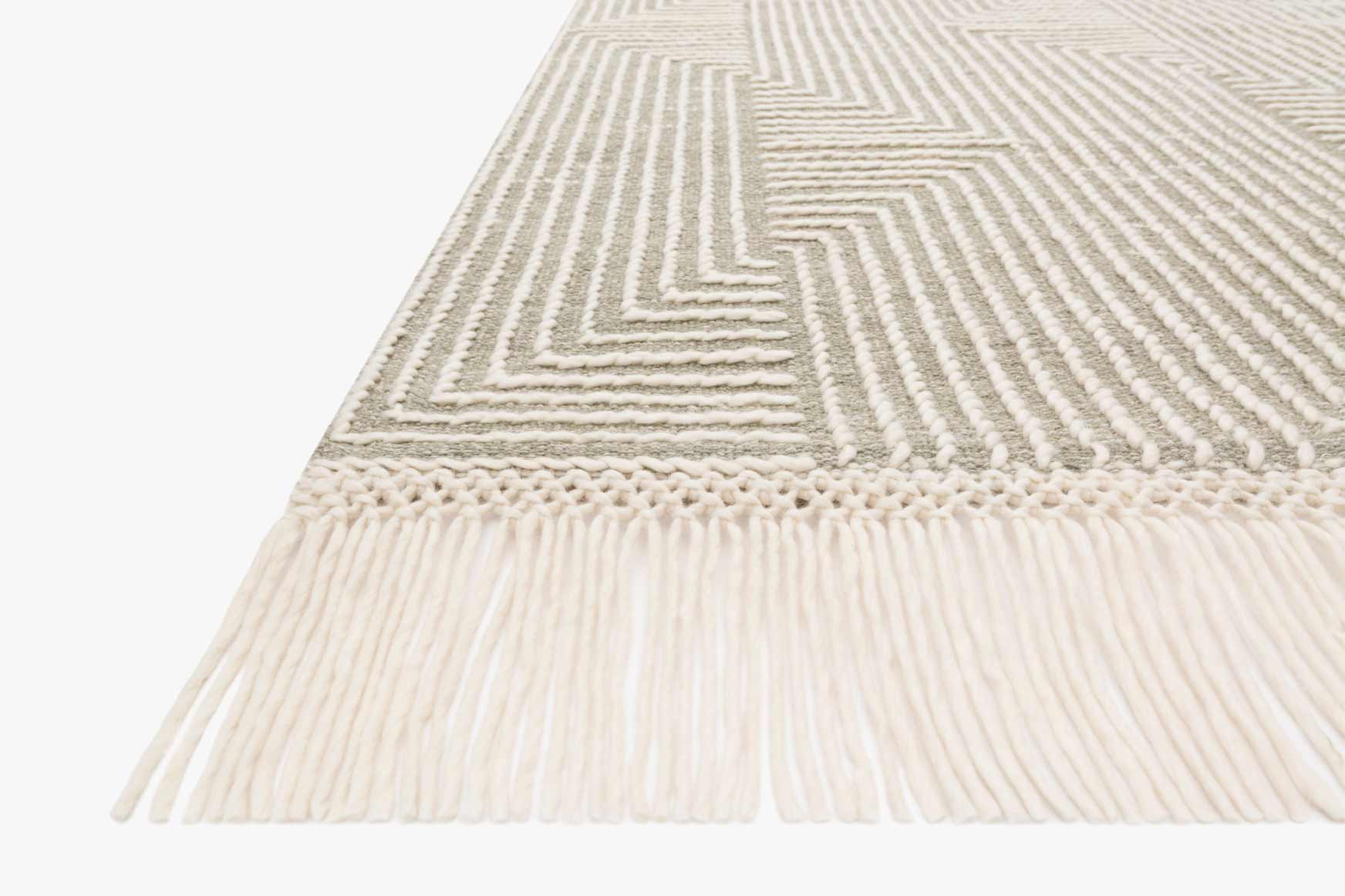 Magnolia Home by Joanna Gaines x Loloi Newton Sage / Ivory Rug White Cliff Studio Area Rugs