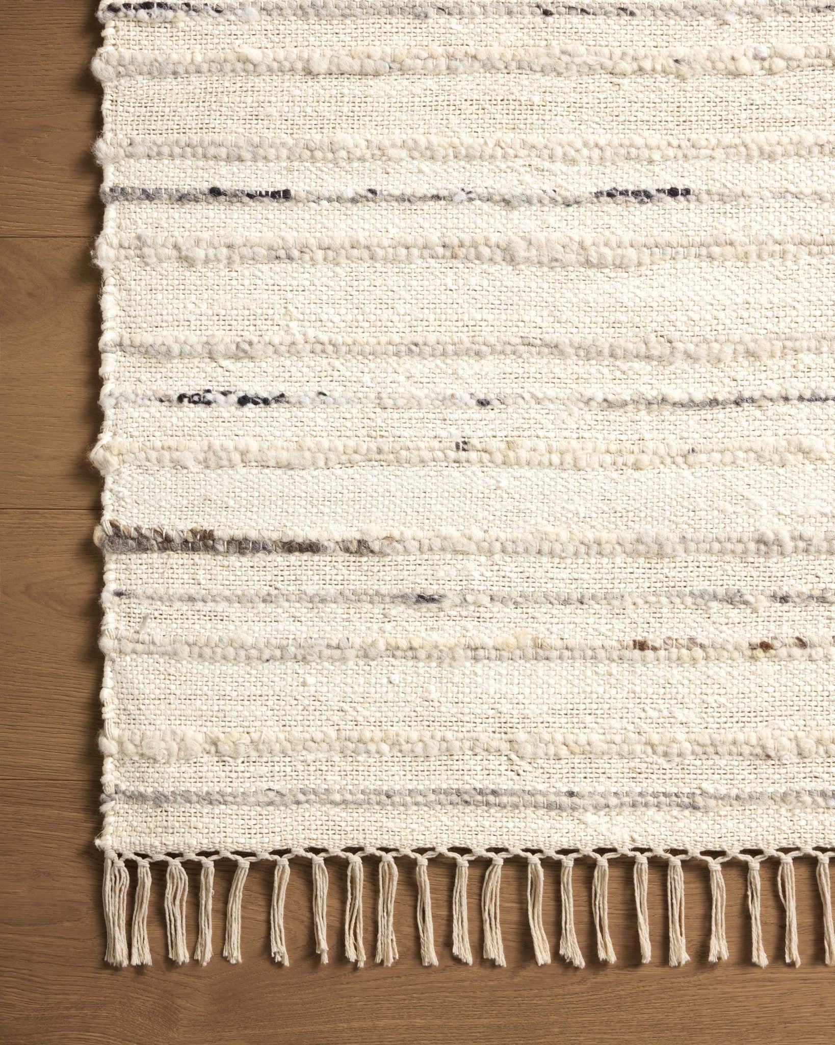 Magnolia Home by Joanna Gaines x Loloi Nico Ivory / Stone 2' - 3" x 3' - 9" Accent Rug White Cliff Studio Area Rugs