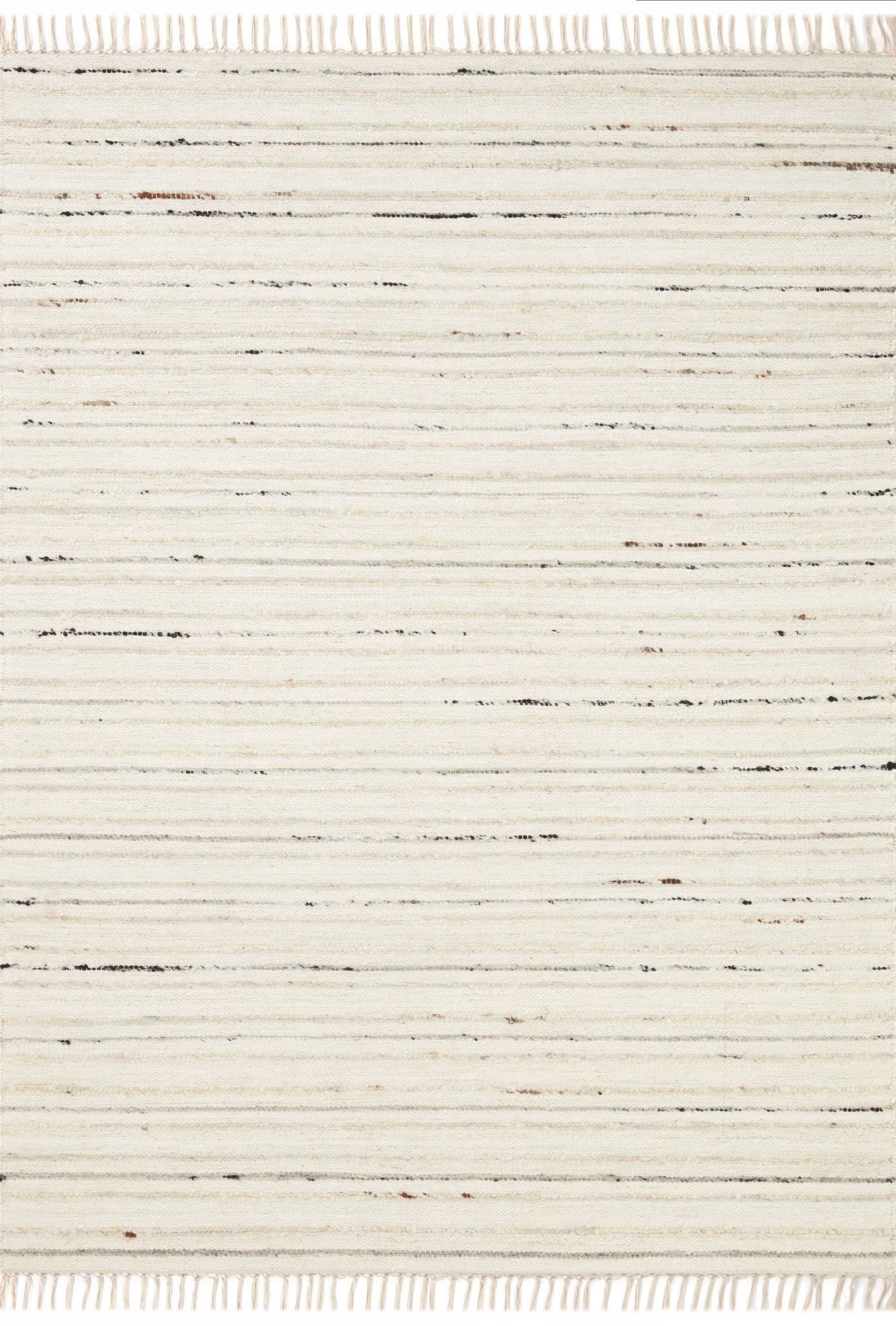 Magnolia Home by Joanna Gaines x Loloi Nico Ivory / Stone 2' - 3" x 3' - 9" Accent Rug White Cliff Studio Area Rugs