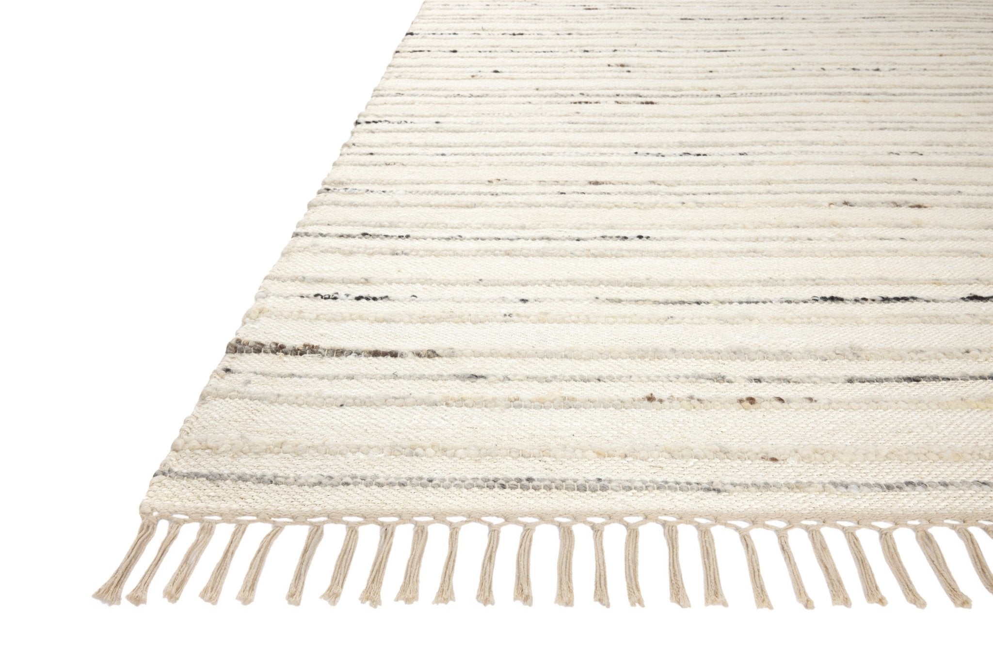 Magnolia Home by Joanna Gaines x Loloi Nico Ivory / Stone 2' - 3" x 3' - 9" Accent Rug White Cliff Studio Area Rugs