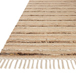 Magnolia Home by Joanna Gaines x Loloi Nico Natural / Bark 18" x 18" Sample Rug White Cliff Studio Area Rugs