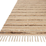 Magnolia Home by Joanna Gaines x Loloi Nico Natural / Bark 18" x 18" Sample Rug White Cliff Studio Area Rugs