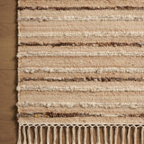 Magnolia Home by Joanna Gaines x Loloi Nico Natural / Bark 18" x 18" Sample Rug White Cliff Studio Area Rugs