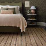 Magnolia Home by Joanna Gaines x Loloi Nico Natural / Bark 18" x 18" Sample Rug White Cliff Studio Area Rugs