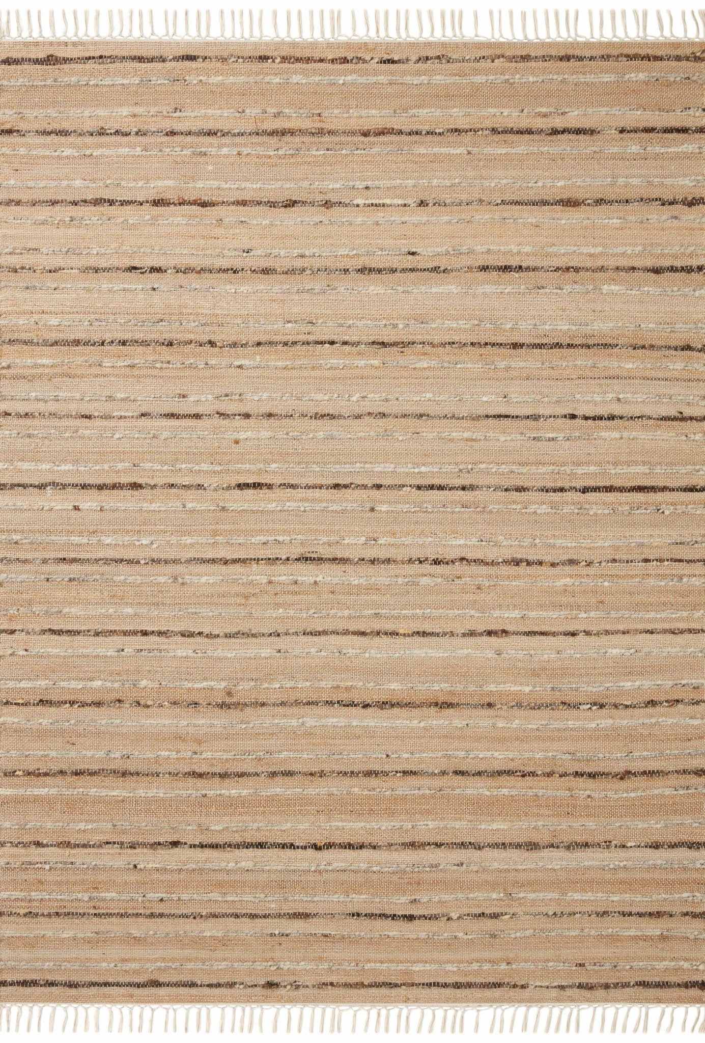 Magnolia Home by Joanna Gaines x Loloi Nico Natural / Bark 18" x 18" Sample Rug White Cliff Studio Area Rugs